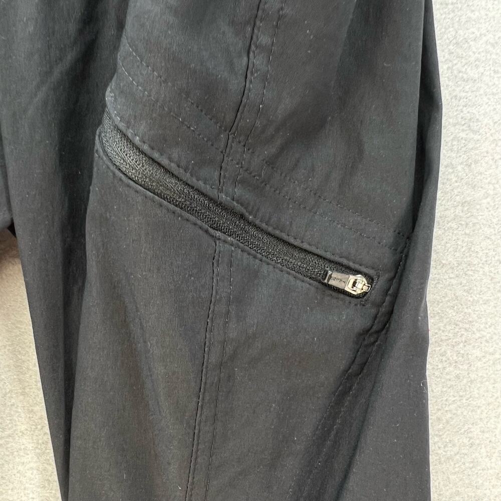 Eddie Bauer Pants Women's Size 14 Black Rainier Capri Hiking Trail Normcore - Picture 8 of 12